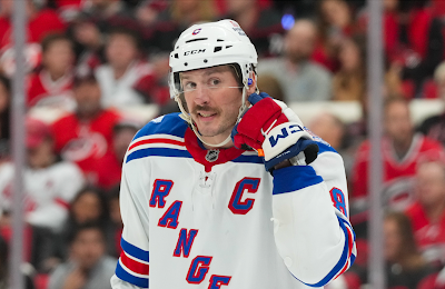 NY Rangers captain JT Miller looks perplexed